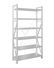 Стеллаж MS U 3000x1500x500 6 полок (200 кг, металл) Стеллаж MS U 3000x1500x500 6 полок (200 кг, металл)