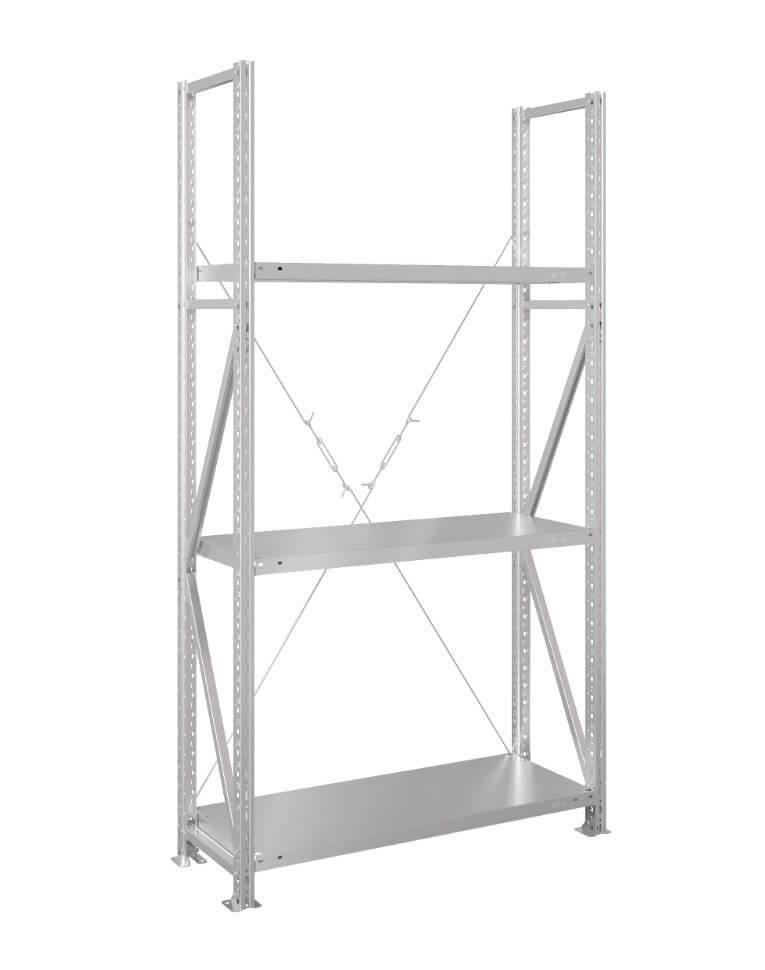 Стеллаж MS U 3000x700x600 3 полки (400 кг, металл) купить в Тюмени Стеллаж MS U 3000x700x600 3 полки (400 кг, металл) купить в Тюмени