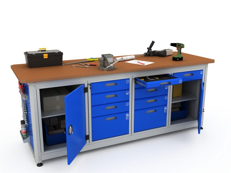 Верстак четырехтумбовый COMBAT 41452.2340 купить в Тюмени Верстак четырехтумбовый COMBAT 41452.2340 купить в Тюмени