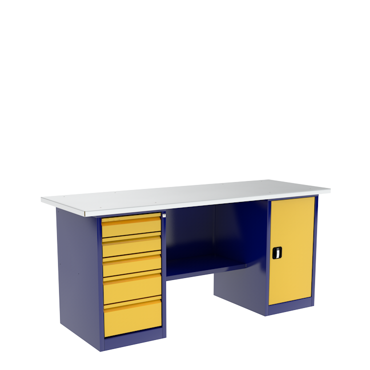 Верстак с тумбой и драйвером ВП-4Т/1,9 купить в Тюмени Верстак с тумбой и драйвером ВП-4Т/1,9 купить в Тюмени