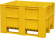BoxPallet 1200х1000х740 мм сплошной желтый купить в Тюмени