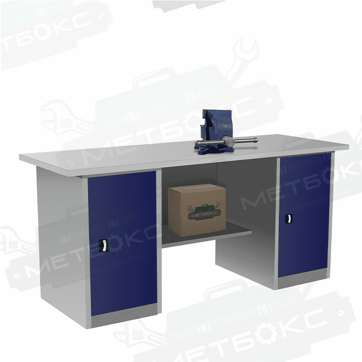 Верстак двухтумбовый ВП-5/1,6 купить в Тюмени Верстак двухтумбовый ВП-5/1,6 купить в Тюмени