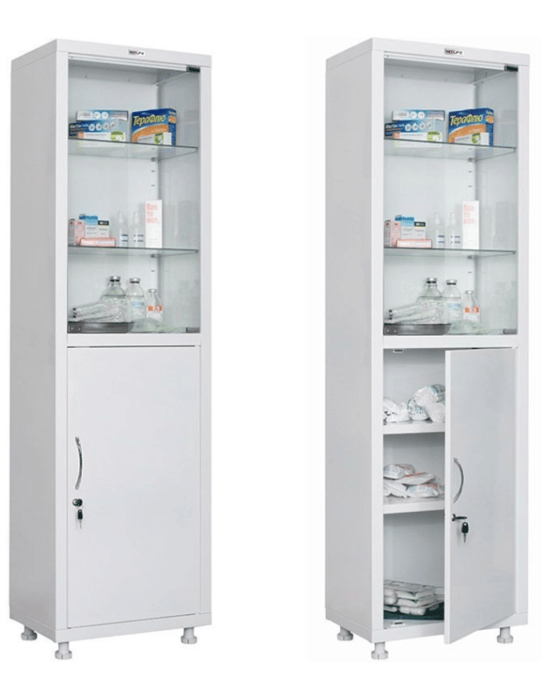 Медицинский шкаф HILFE МД 1 1657/SG купить в Тюмени Медицинский шкаф HILFE МД 1 1657/SG купить в Тюмени