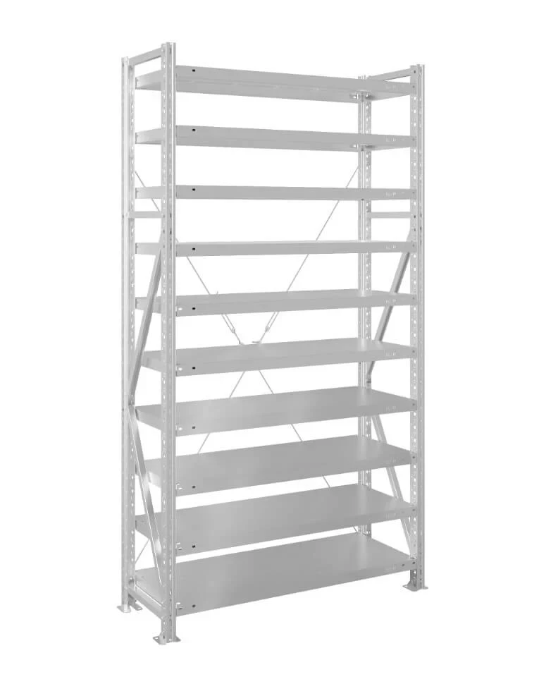 Стеллаж MS U 2000x1000x800 10 полок (200 кг, металл) купить в Тюмени