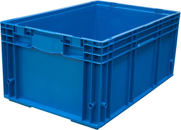 Ящик 6280 RL-KLT 594х396х280 голубой купить в Тюмени Ящик 6280 RL-KLT 594х396х280 голубой купить в Тюмени