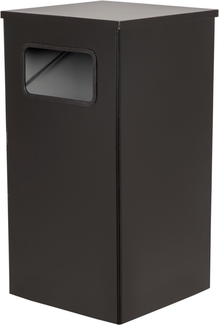 Урна 80 литров Квадро-19 черный купить в Тюмени Урна 80 литров Квадро-19 черный купить в Тюмени