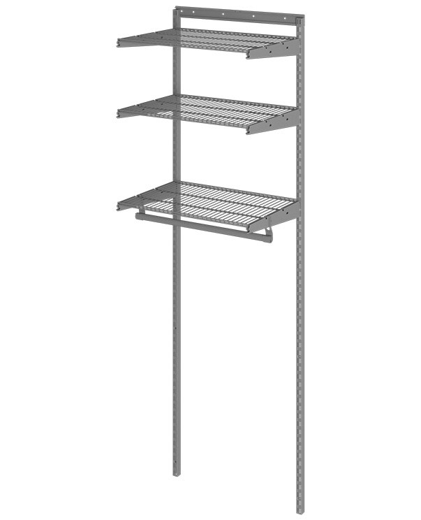 Гардеробная система Практик Home Basic G60 графит купить в Тюмени Гардеробная система Практик Home Basic G60 графит купить в Тюмени