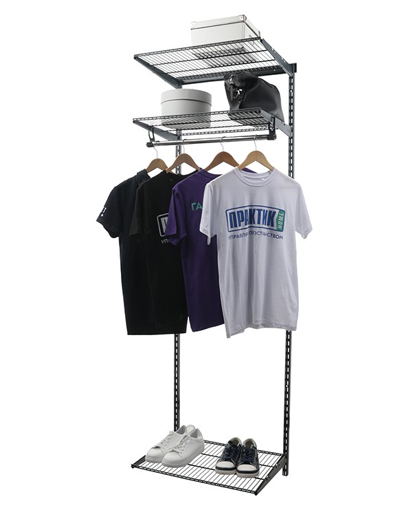 Гардеробная система Практик Home Basic G60 графит купить в Тюмени Гардеробная система Практик Home Basic G60 графит купить в Тюмени