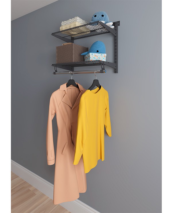 Гардеробная система Практик Home Basic G60S графит купить в Тюмени Гардеробная система Практик Home Basic G60S графит купить в Тюмени