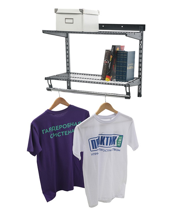 Гардеробная система Практик Home Basic G60S графит купить в Тюмени Гардеробная система Практик Home Basic G60S графит купить в Тюмени