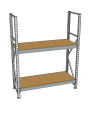 Стеллаж грузовой СГР 2000x2100x600 2 полки (ДСП) Стеллаж грузовой СГР 2000x2100x600 2 полки (ДСП)