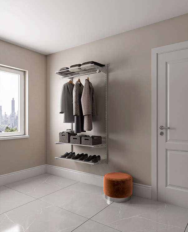 Гардеробная система Практик Home Basic G90 графит купить в Тюмени Гардеробная система Практик Home Basic G90 графит купить в Тюмени