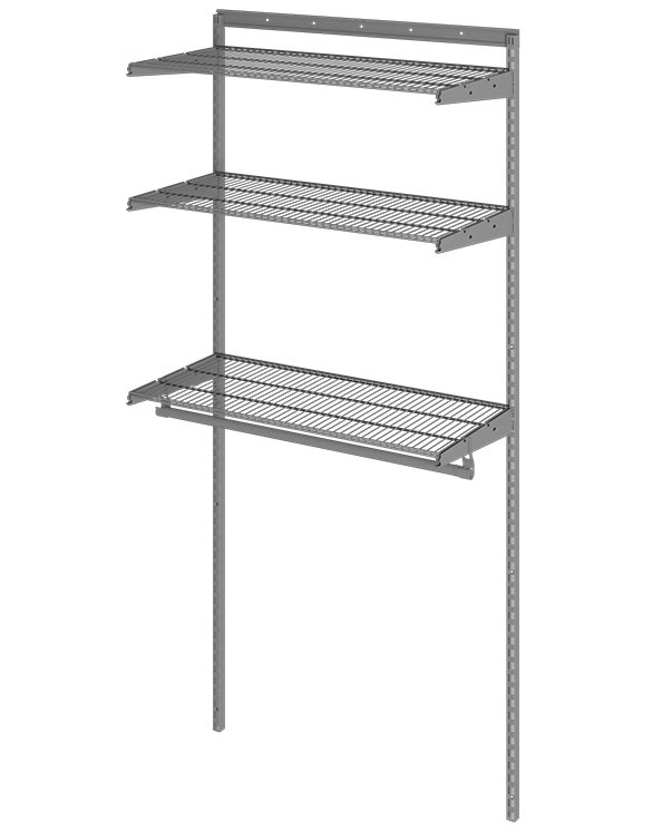 Гардеробная система Практик Home Basic G90 графит купить в Тюмени Гардеробная система Практик Home Basic G90 графит купить в Тюмени