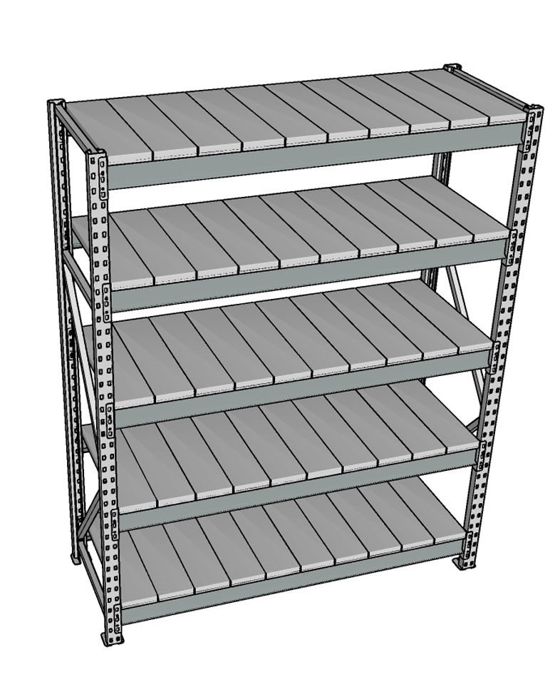 Стеллаж грузовой СГР 3000x2100x1000 5 полок (металл) купить в Тюмени Стеллаж грузовой СГР 3000x2100x1000 5 полок (металл) купить в Тюмени