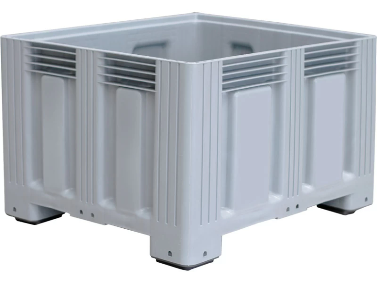 Контейнер 1200х1000х758 сплошной, на ножках серый купить в Тюмени Контейнер 1200х1000х758 сплошной, на ножках серый купить в Тюмени