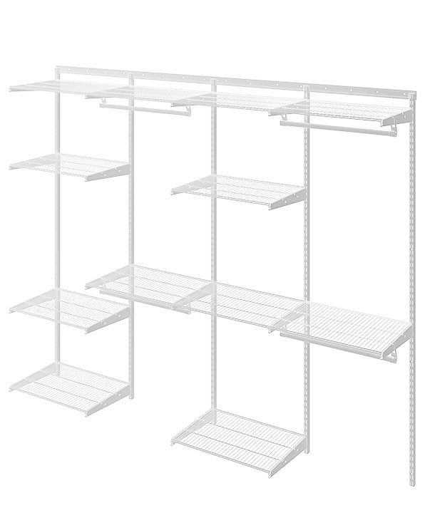 Гардеробная система Практик Home Max G240 белая купить в Тюмени Гардеробная система Практик Home Max G240 белая купить в Тюмени