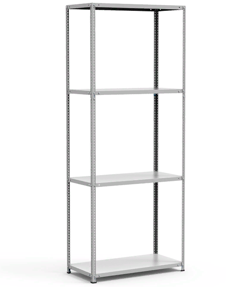 Стеллаж металлический Титан МС-500 1500х1500х300 4 полки купить в Тюмени Стеллаж металлический Титан МС-500 1500х1500х300 4 полки купить в Тюмени