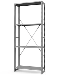 Стеллаж ТСУ 2000x700x800 4 полки (300 кг, металл)