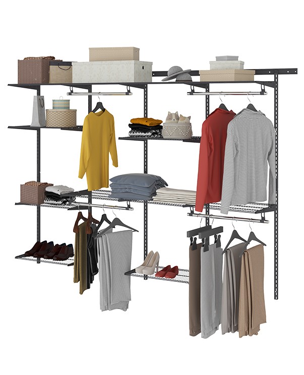 Гардеробная система Практик Home Max G240 графит купить в Тюмени Гардеробная система Практик Home Max G240 графит купить в Тюмени