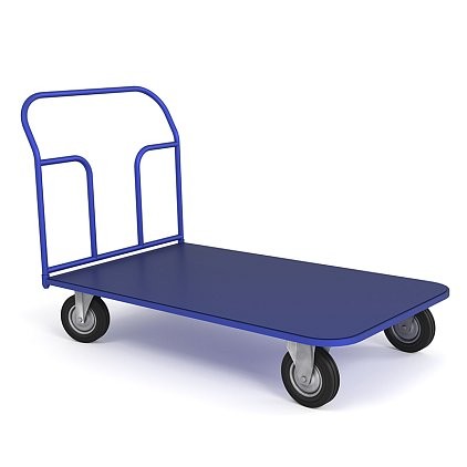 Тележка платформенная ТП 7 (г/п 300 кг, 1400x800 мм, колеса черная резина 125 мм) купить в Тюмени Тележка платформенная ТП 7 (г/п 300 кг, 1400x800 мм, колеса черная резина 125 мм) купить в Тюмени