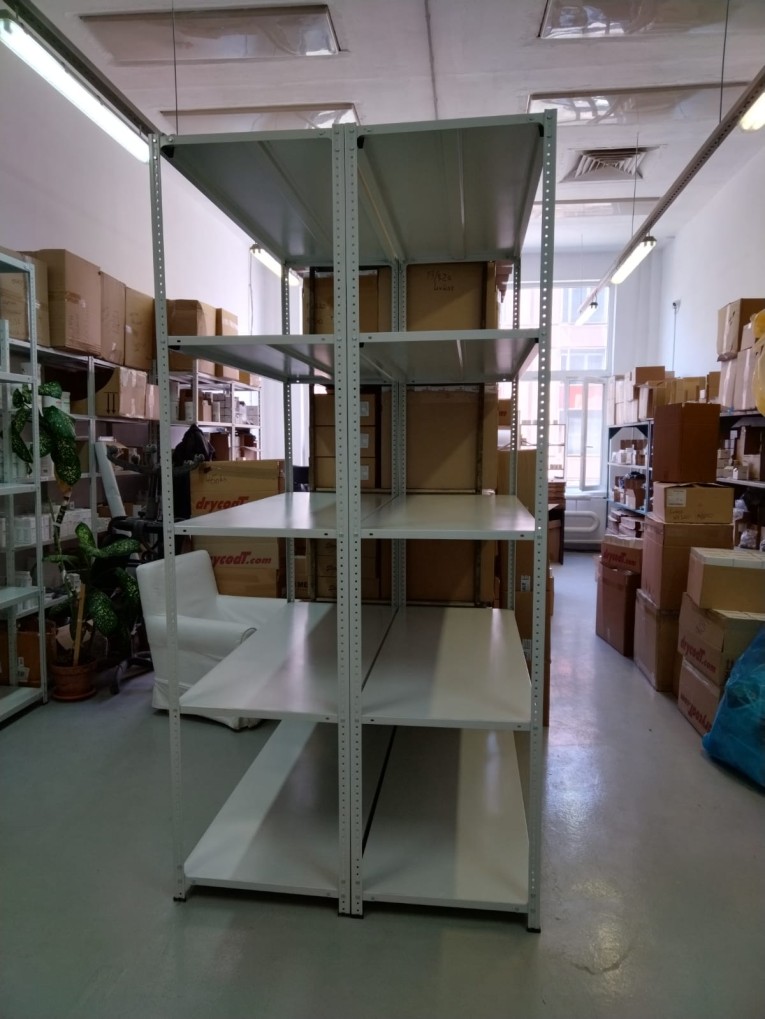 Стеллаж металлический Титан МС-500 2000х1000х600 5 полок купить в Тюмени Стеллаж металлический Титан МС-500 2000х1000х600 5 полок купить в Тюмени