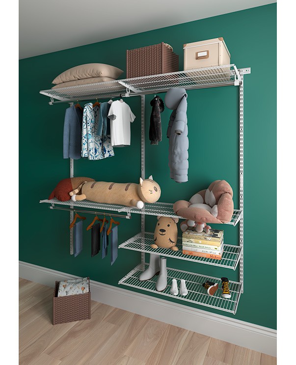 Гардеробная система Практик Home Optima G180 белая купить в Тюмени Гардеробная система Практик Home Optima G180 белая купить в Тюмени