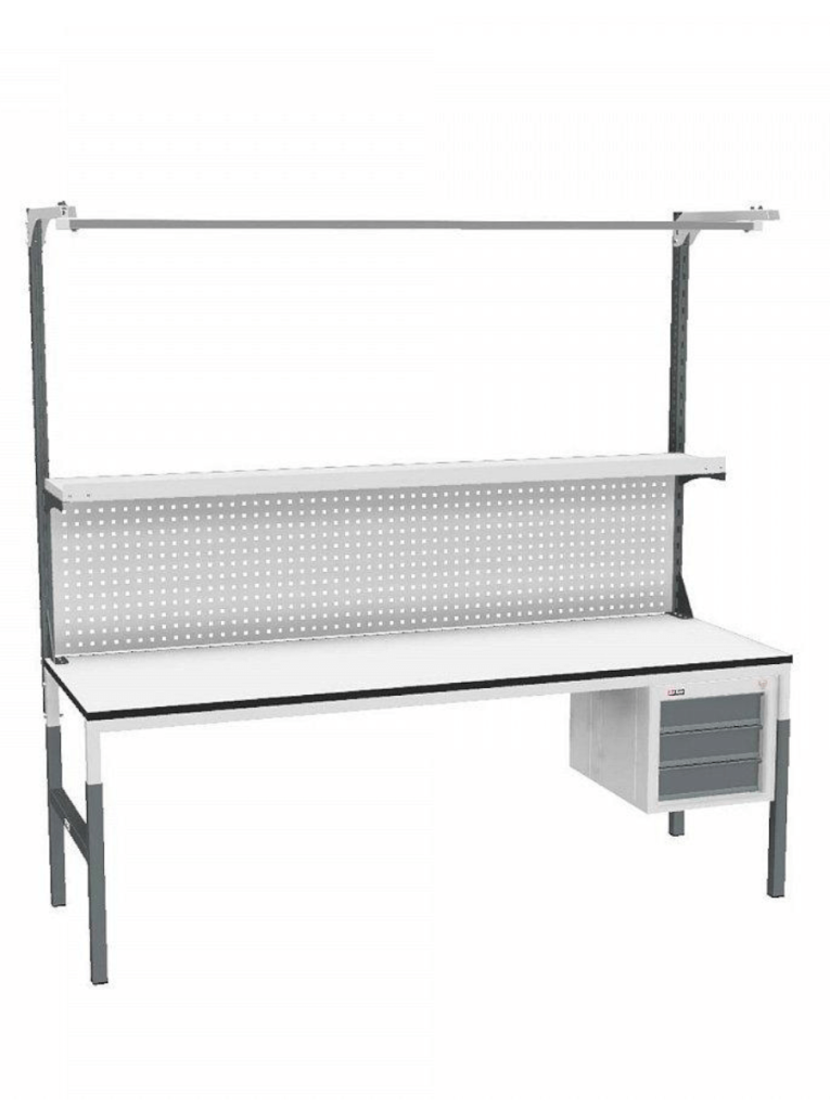 Стол монтажный ДиКом СР-М-200-03 ESD Пластик купить в Тюмени Стол монтажный ДиКом СР-М-200-03 ESD Пластик купить в Тюмени