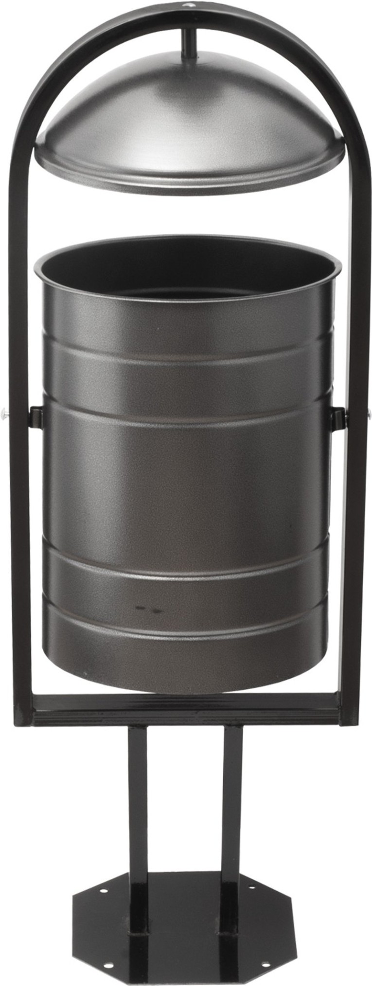 Урна уличная 370х300х1000 серебряная купить в Тюмени