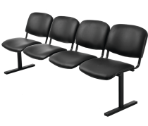 Многоместная секция на раме СМ-4 (Иск. кожа) Многоместная секция на раме СМ-4 (Иск. кожа)