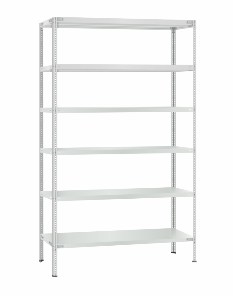 Стеллаж металлический Титан МС-500 2300х1200х600 6 полок купить в Тюмени Стеллаж металлический Титан МС-500 2300х1200х600 6 полок купить в Тюмени