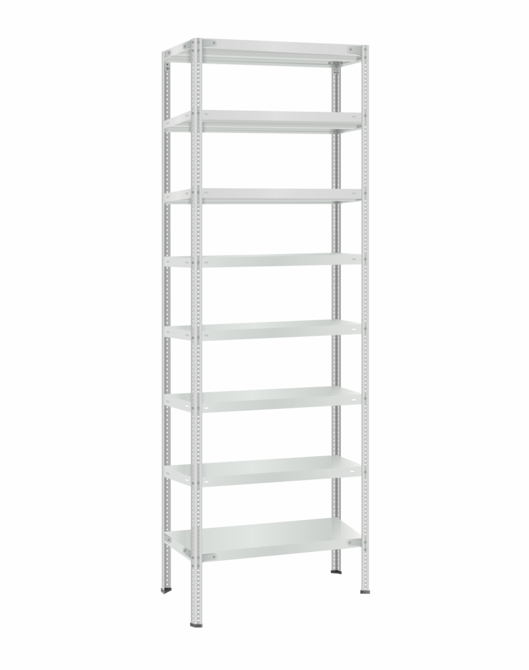 Стеллаж металлический Титан МС-500 3000х700х400 8 полок купить в Тюмени Стеллаж металлический Титан МС-500 3000х700х400 8 полок купить в Тюмени