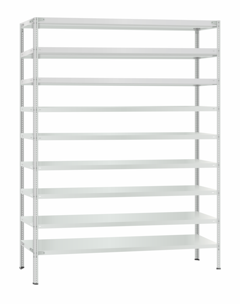 Стеллаж металлический Титан МС-500 3000х1500х300 9 полок купить в Тюмени Стеллаж металлический Титан МС-500 3000х1500х300 9 полок купить в Тюмени