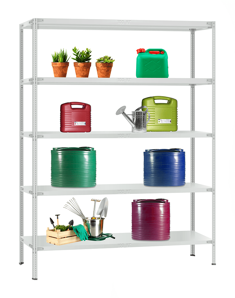 Стеллаж металлический Титан МС-900 2000x1000x600 5 полок купить в Тюмени Стеллаж металлический Титан МС-900 2000x1000x600 5 полок купить в Тюмени