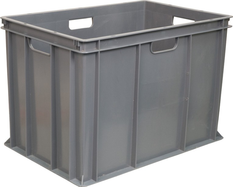 Ящик 600х400х410 сплошной серый купить в Тюмени Ящик 600х400х410 сплошной серый купить в Тюмени