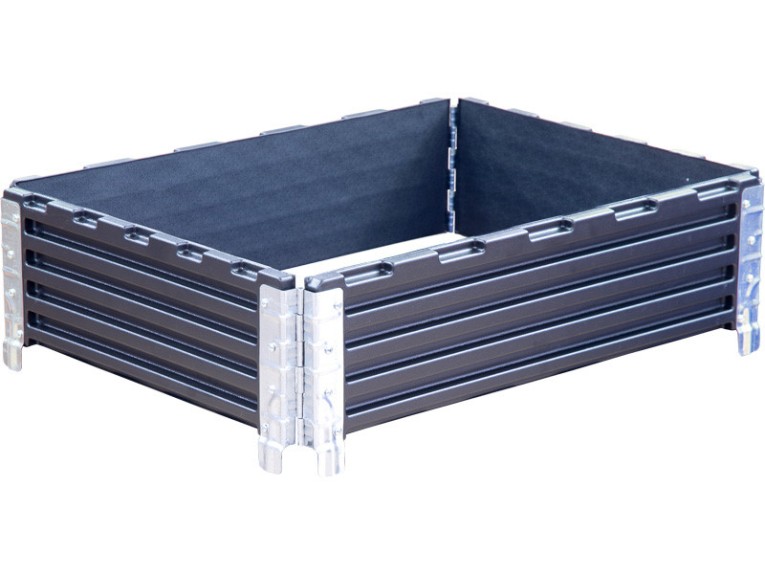 Складная паллетная рама 800х600х200 усиленная чёрный купить в Тюмени