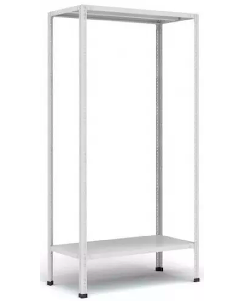 Стеллаж металлический Титан МС-500 1800х700х400 2 полки купить в Тюмени Стеллаж металлический Титан МС-500 1800х700х400 2 полки купить в Тюмени