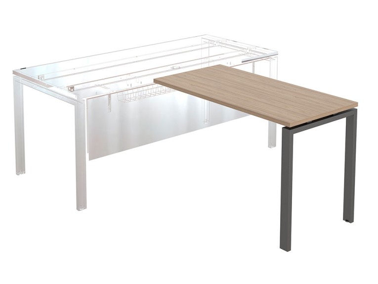 Брифинг-приставка NT 120 вяз натуральный/антрацит купить в Тюмени