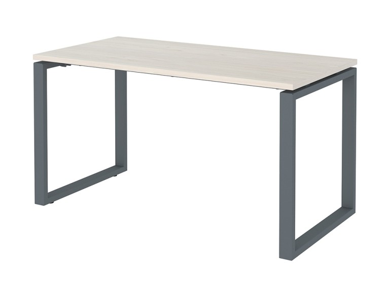 Стол NTO 120x70 белое дерево/антрацит купить в Тюмени Стол NTO 120x70 белое дерево/антрацит купить в Тюмени