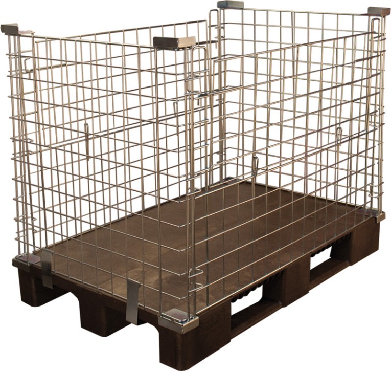 Контейнер металлический оцинкованный на паллете 1200х800х1030 мм купить в Тюмени Контейнер металлический оцинкованный на паллете 1200х800х1030 мм купить в Тюмени