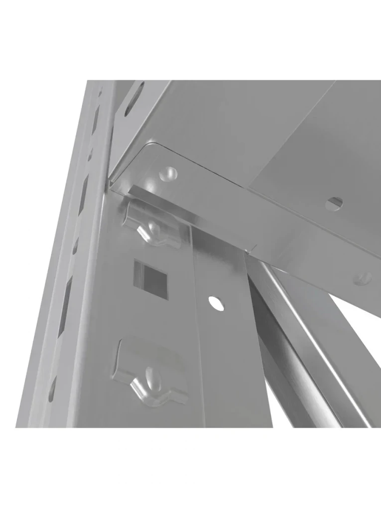 Стеллаж MS U 3000x1200x500 8 полок (400 кг, перф) купить в Тюмени