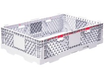 Паллетная рама штабелируемая 1200х800х300 серая c бортиками Паллетная рама штабелируемая 1200х800х300 серая c бортиками