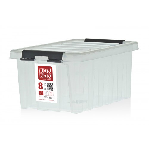 Контейнер Rox Box Original 8 (335х220х155 мм с крышкой и клипсами прозрачный) купить в Тюмени Контейнер Rox Box Original 8 (335х220х155 мм с крышкой и клипсами прозрачный) купить в Тюмени