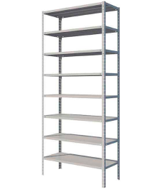 Стеллаж MS Standart 2200х1000х300 8 полок Стеллаж MS Standart 2200х1000х300 8 полок