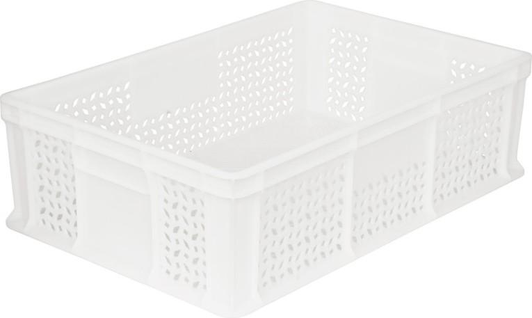 Ящик 600х400х180 мм перфорированный без ручек неокрашенный морозостойкий купить в Тюмени Ящик 600х400х180 мм перфорированный без ручек неокрашенный морозостойкий купить в Тюмени