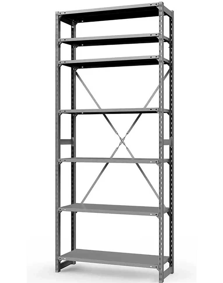 Стеллаж ТСУ 3500x700x400 7 полок (150 кг, металл) купить в Тюмени