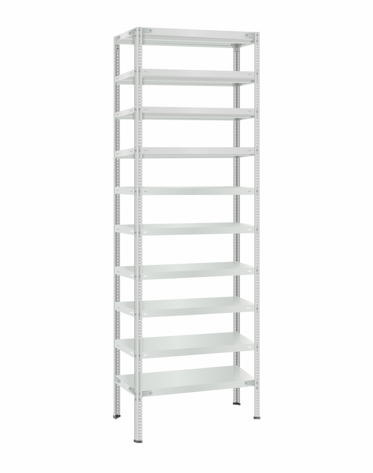 Стеллаж металлический Титан МС-500 2300х700х400 10 полок купить в Тюмени Стеллаж металлический Титан МС-500 2300х700х400 10 полок купить в Тюмени