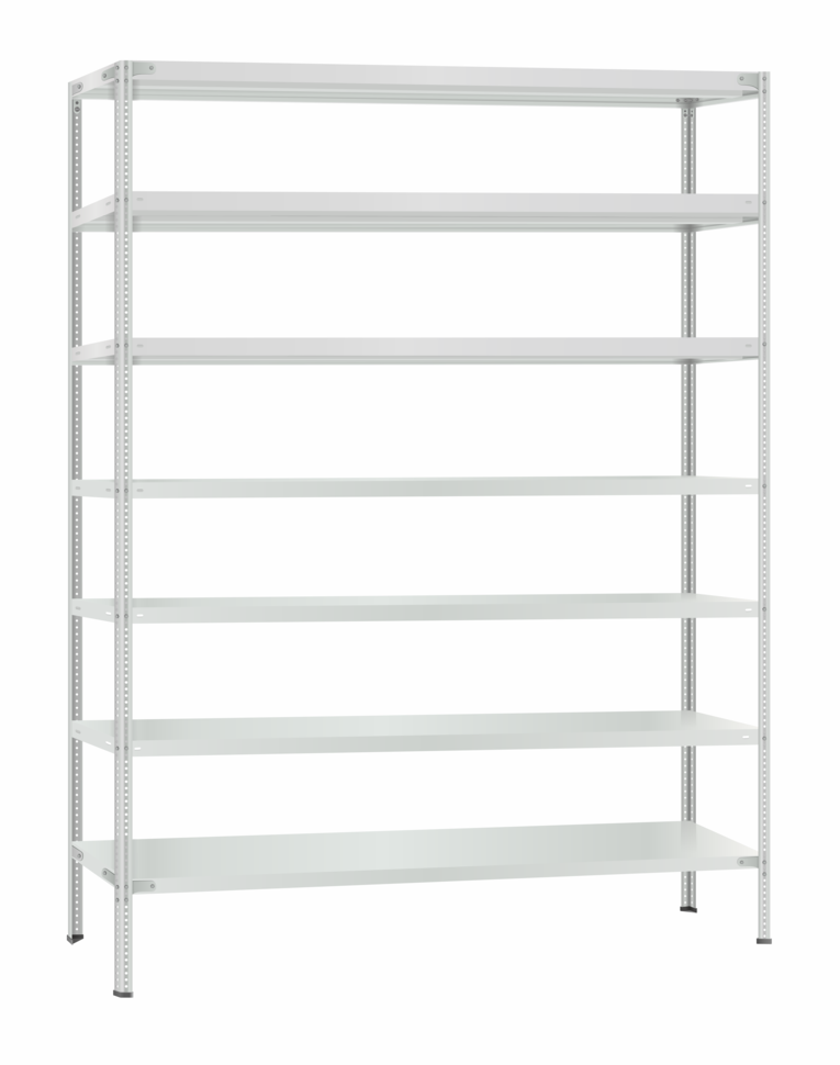 Стеллаж металлический Титан МС-500 3000х1500х500 7 полок купить в Тюмени Стеллаж металлический Титан МС-500 3000х1500х500 7 полок купить в Тюмени