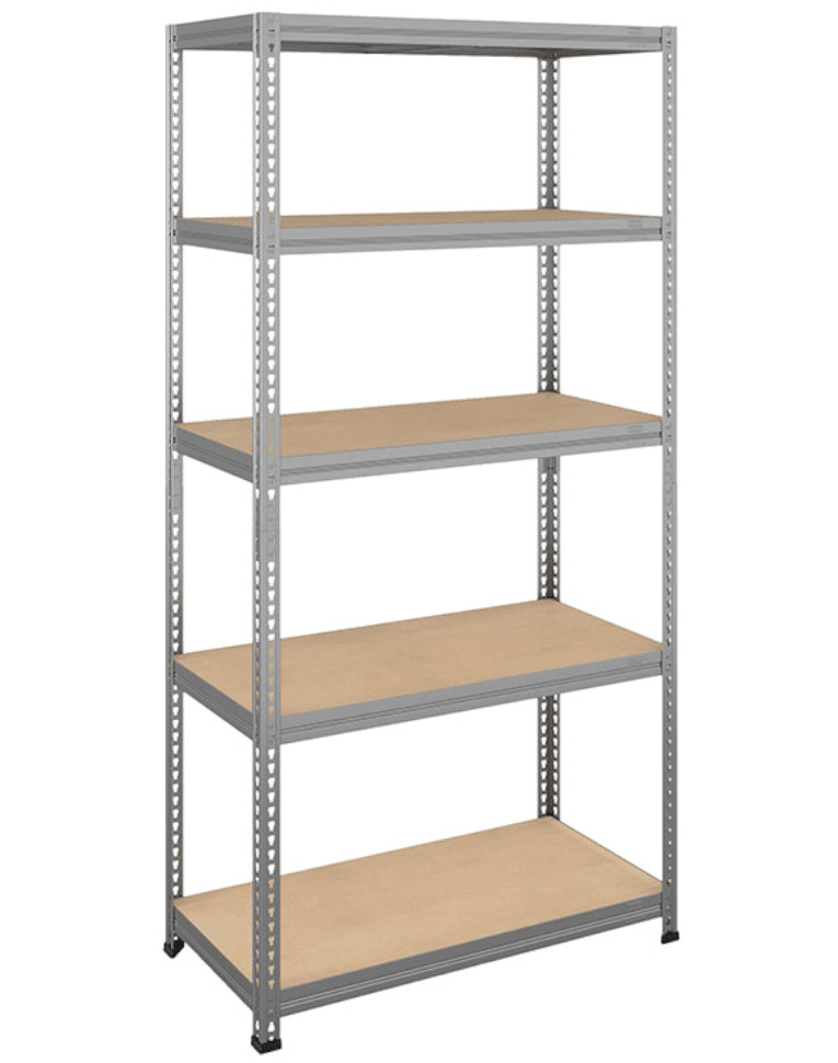 Стеллаж быстросборный ЛОФТ (SBL) 1800x900x450 5 полок (цинк) купить в Тюмени Стеллаж быстросборный ЛОФТ (SBL) 1800x900x450 5 полок (цинк) купить в Тюмени