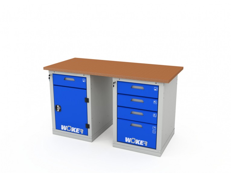 Верстак двухтумбовый WOKER PRO 2204.1500 купить в Тюмени Верстак двухтумбовый WOKER PRO 2204.1500 купить в Тюмени