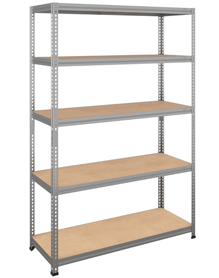 Стеллаж быстросборный ЛОФТ (SBL) 1800x1200x450 5 полок (цинк) купить в Тюмени Стеллаж быстросборный ЛОФТ (SBL) 1800x1200x450 5 полок (цинк) купить в Тюмени